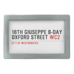 18th Giuseppe B-Day OXFORD STREET  Belt Buckles
