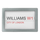WILLIAMS  Belt Buckles