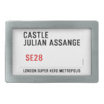CASTLE  JULIAN ASSANGE    Belt Buckles