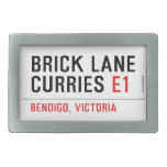 brick lane  curries  Belt Buckles