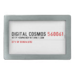 Digital Cosmos  Belt Buckles