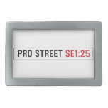 PRO STREET  Belt Buckles