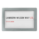 Lamborn Wilson Way  Belt Buckles