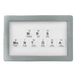 Mrs
 Montoya  Belt Buckles
