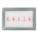 GRACIAS  Belt Buckles