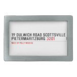 19 dulwich road scottsville  pietermaritzburg  Belt Buckles