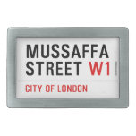 Mussaffa Street  Belt Buckles