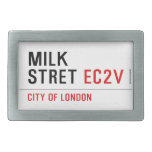 Milk  Stret  Belt Buckles