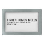 Linden HomeS mells      Belt Buckles