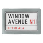 Window Avenue  Belt Buckles
