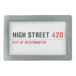 High Street  Belt Buckles