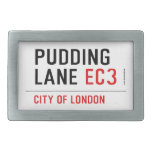 PUDDING LANE  Belt Buckles