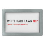 white hart lawn  Belt Buckles