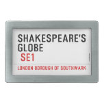 Shakespeare's globe   Belt Buckles
