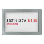 Best In Show   Belt Buckles
