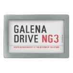 galena drive  Belt Buckles
