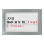 221B BAKER STREET  Belt Buckles