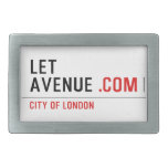 LET  AVENUE  Belt Buckles
