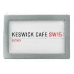Keswick Cafe  Belt Buckles