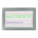 Matthew st  Belt Buckles