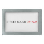 STREET Sound  Belt Buckles