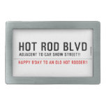 Hot Rod Blvd  Belt Buckles