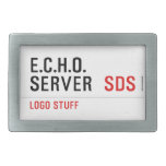 E.C.H.O. server   Belt Buckles