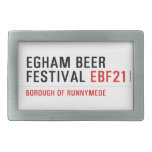 EGHAM BEER FESTIVAL  Belt Buckles