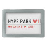 HyPE PARK  Belt Buckles