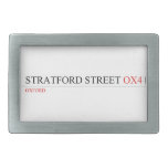 Stratford Street  Belt Buckles
