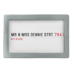 Mr n Mrs Dennie strt  Belt Buckles