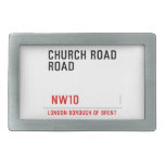 CHURCH ROAD ROAD      Belt Buckles