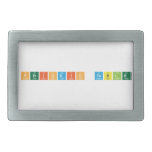 Periodic Table  Belt Buckles