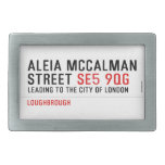 Aleia Mccalman Street  Belt Buckles