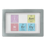 I AM
 N|erdy  Belt Buckles