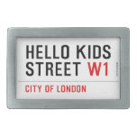 Hello kids  Street  Belt Buckles