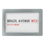 Brazil Avenue  Belt Buckles