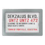 DekZalus Blvd.   Belt Buckles