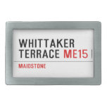 whittaker  terrace  Belt Buckles