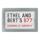 ETHeL and Bert’s  Belt Buckles