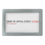 COURT OF APPEAL STREET  Belt Buckles
