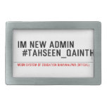 Im new Admin   #Tahseen_Qainth   Belt Buckles