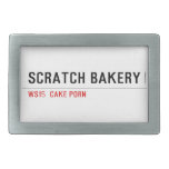 SCRATCH BAKERY  Belt Buckles