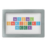 National 
 Chemistry
 Week  Belt Buckles