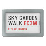 sky garden walk  Belt Buckles