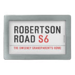 robertson  road  Belt Buckles