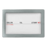 COLLEN.             KA.                 ATHINY  Belt Buckles