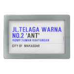jl.telaga warna no.2  Belt Buckles