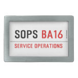 SOPS  Belt Buckles