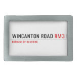 WINCANTON ROAD  Belt Buckles